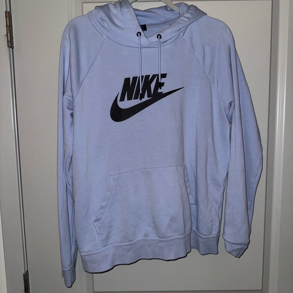 Nike Blue and Black Sweater Iconic Style